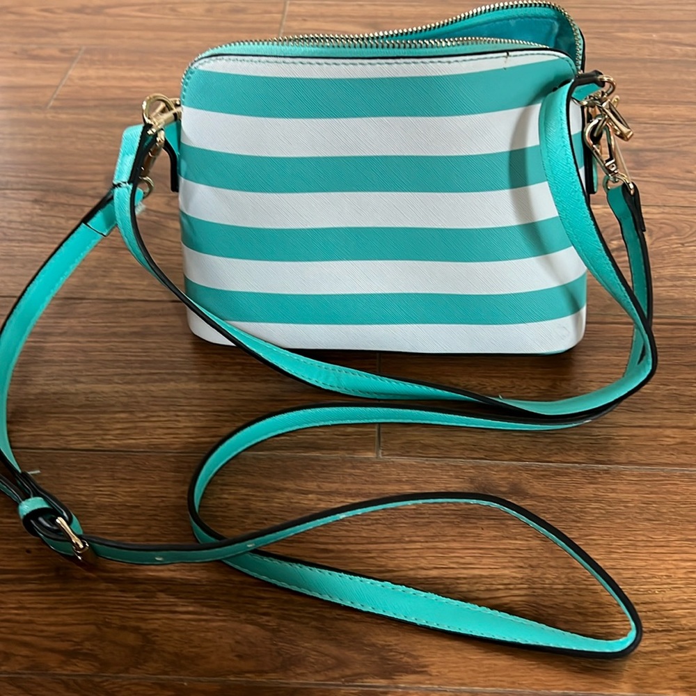 Striped purse